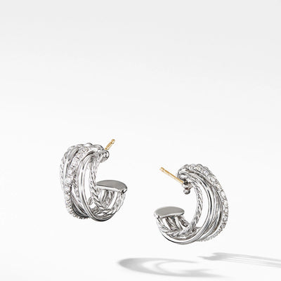 David Yurman Earrings in Silver containing Diamond E14523DSSADI
