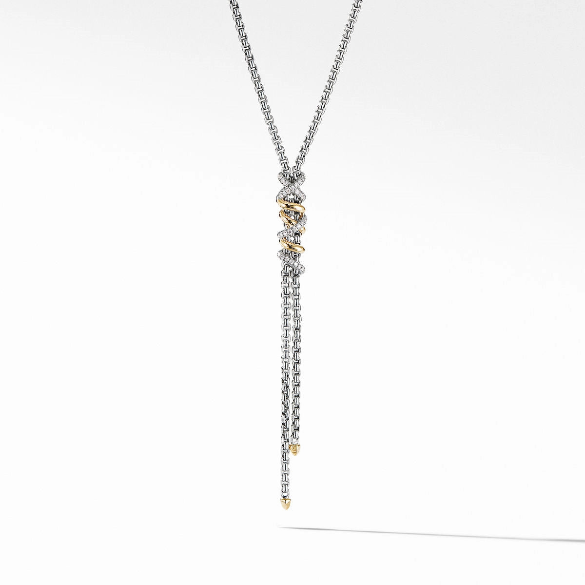 David Yurman Necklaces in Mixed Metals containing Diamond N14712DS8ADI