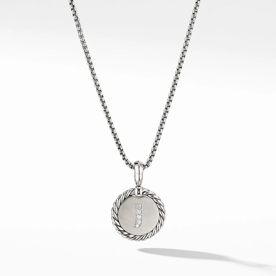 David Yurman Necklaces in Silver containing Diamond N14521DSSADI18J