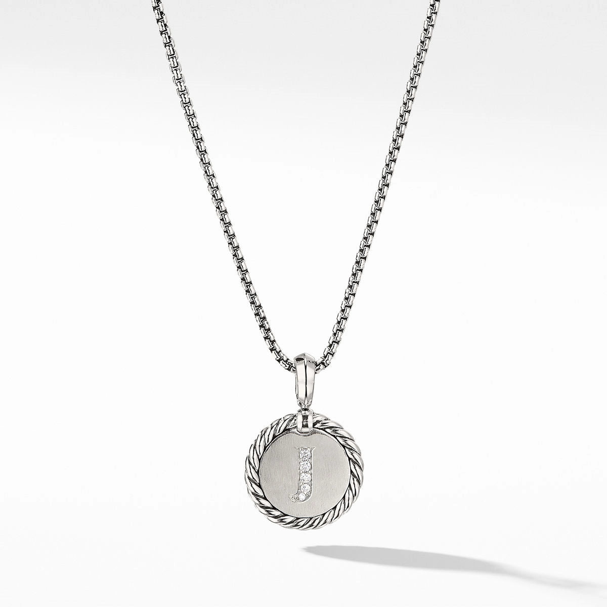 David Yurman Necklaces in Silver containing Diamond N14521DSSADI18J
