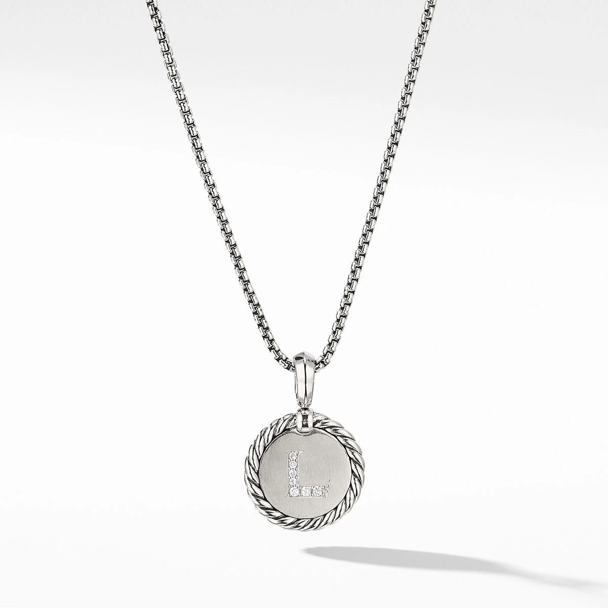 David Yurman Necklaces in Silver containing Diamond N14521DSSADI18L