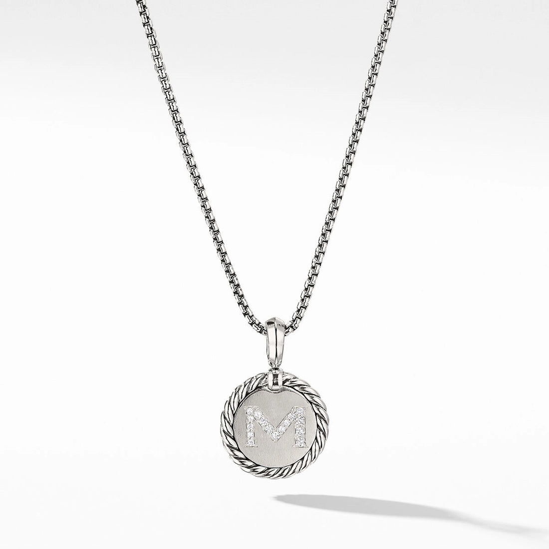 David Yurman Necklaces in Silver containing Diamond N14521DSSADI18M
