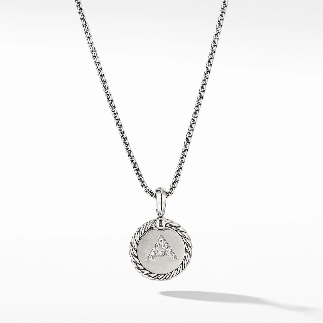 David Yurman Necklaces in Silver containing Diamond N14521DSSADI18A