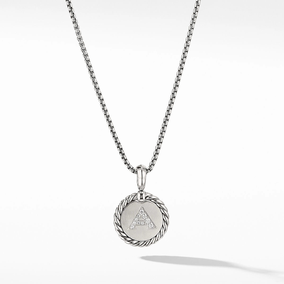 David Yurman Necklaces in Silver containing Diamond N14521DSSADI18A