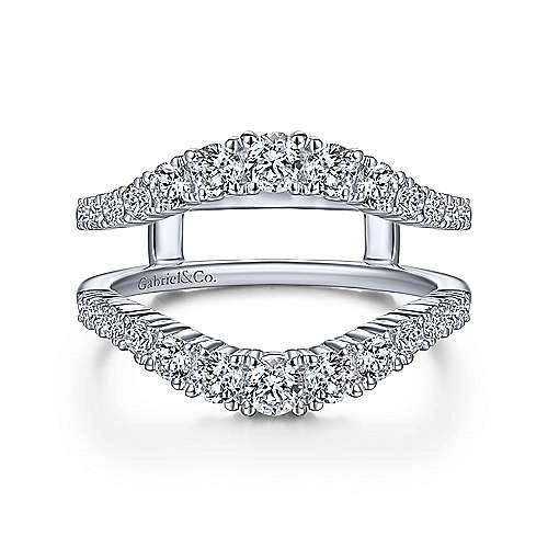 Gabriel & Co Wedding Rings in White Gold containing Diamond AN14750M-W44JJ