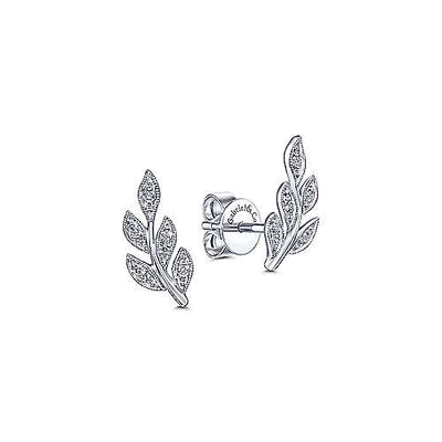 Gabriel & Co Earrings in White Gold containing Diamond EG13572W45JJ