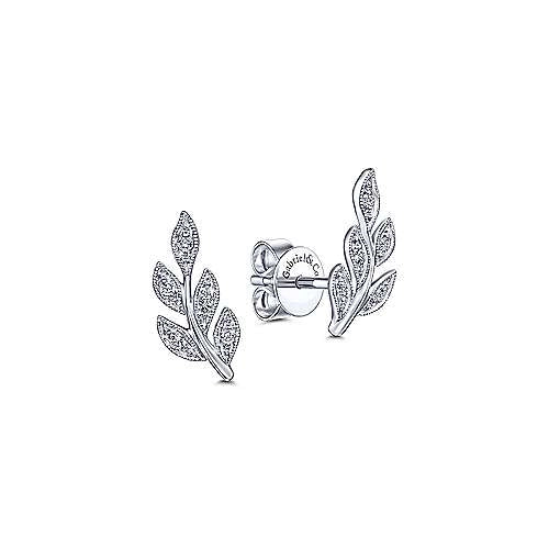 Gabriel & Co Earrings in White Gold containing Diamond EG13572W45JJ