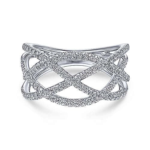 Gabriel & Co Rings in White Gold containing Diamond LR51503W45JJ