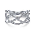 Gabriel & Co Rings in White Gold containing Diamond LR51503W45JJ