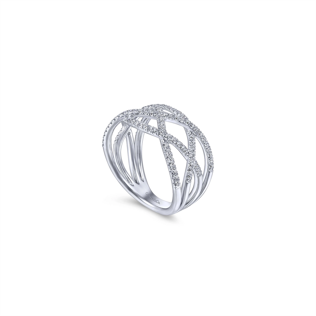 Gabriel & Co Rings in White Gold containing Diamond LR51503W45JJ