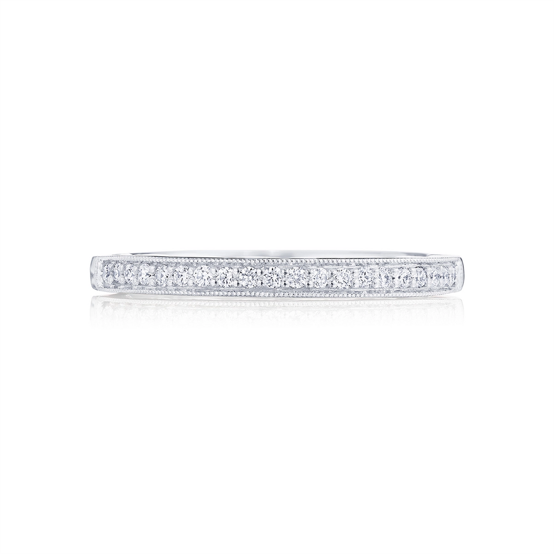 Tacori Wedding Rings in White Gold containing Diamond P103 2 B FW