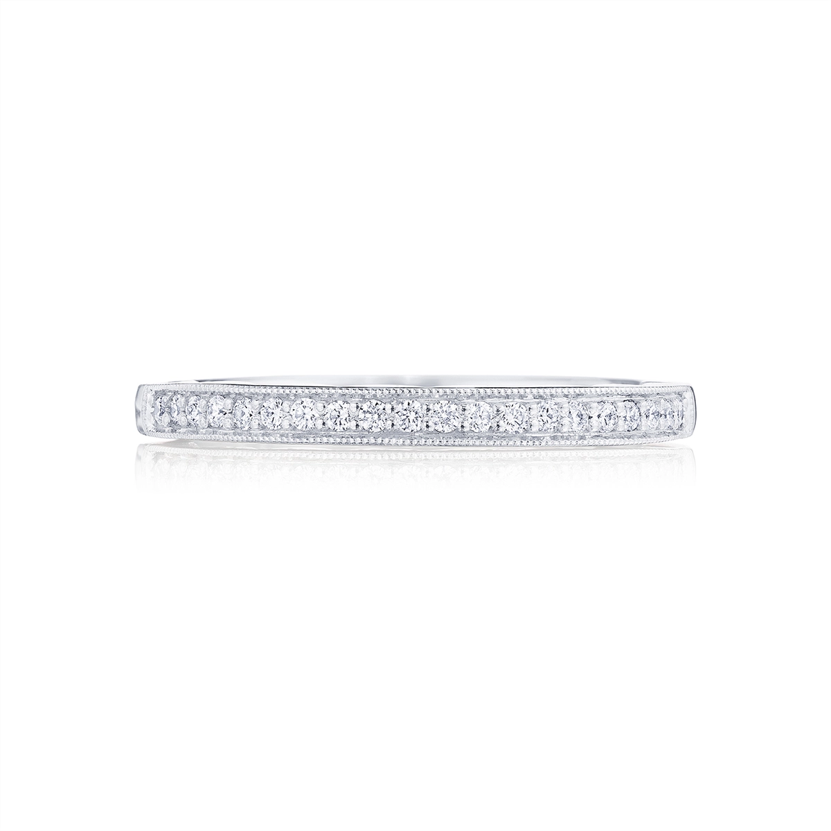 Tacori Wedding Rings in White Gold containing Diamond P103 2 B FW