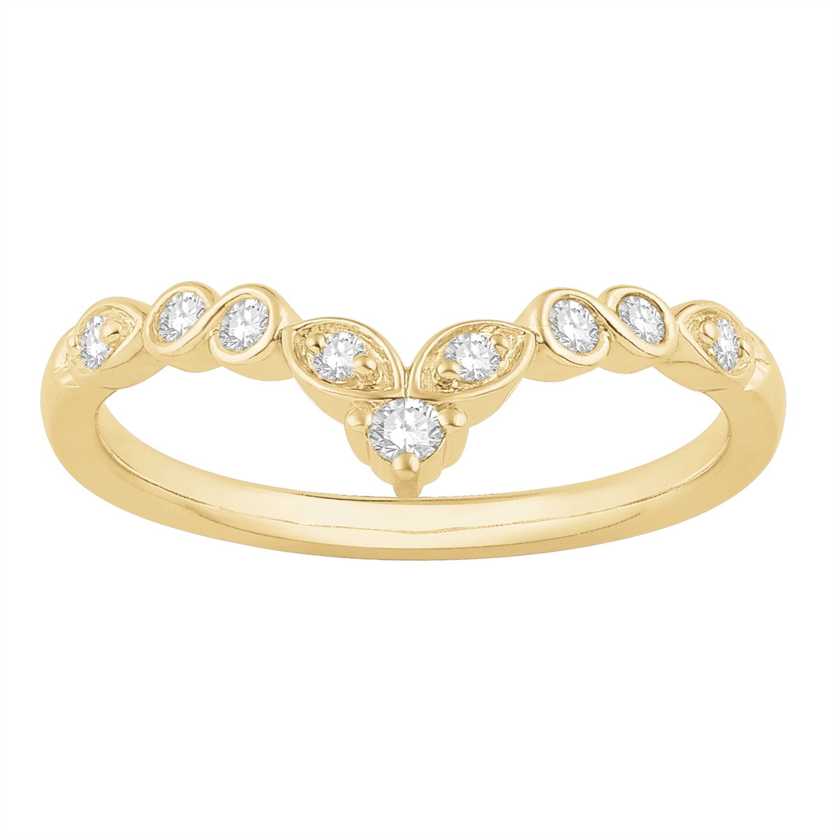 Wedding Bands Wedding Rings in Yellow Gold containing Diamond 387070