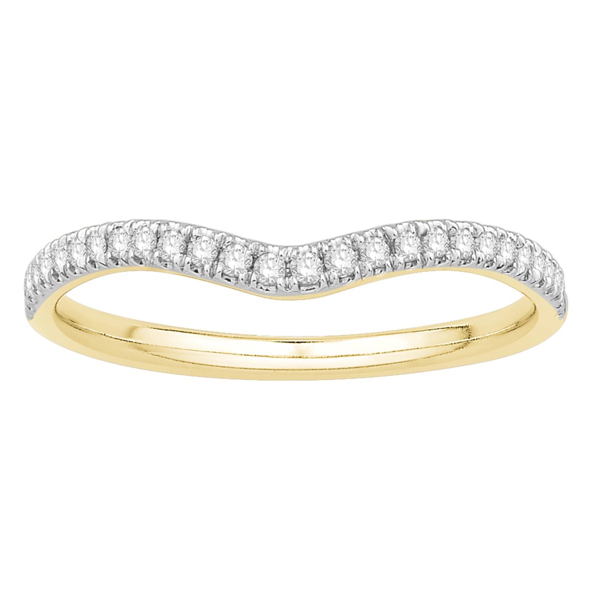 Wedding Bands Wedding Rings in Yellow Gold containing Diamond 387084