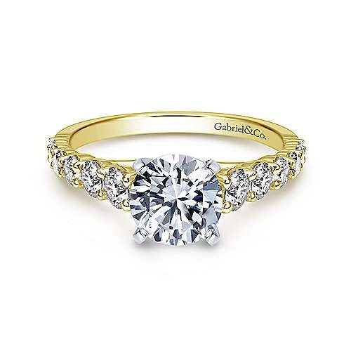 Gabriel & Co Engagement Rings in Mixed Metals containing Diamond ER11737R6M44JJ