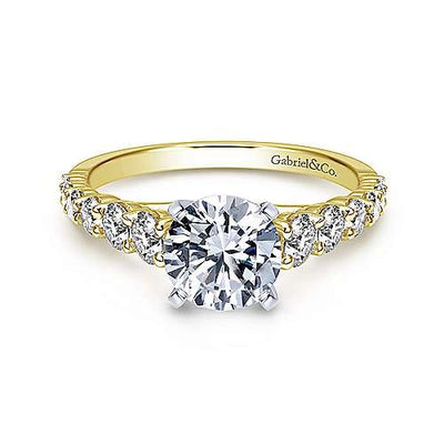 Gabriel & Co Engagement Rings in Mixed Metals containing Diamond ER11737R6M44JJ
