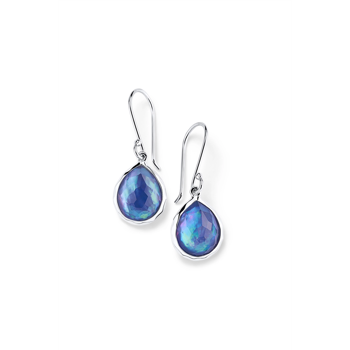 Ippolita Earrings in Silver containing Mother of pearl, Lapis, Quartz, Multi-gemstone SE206TFCQMOPLP