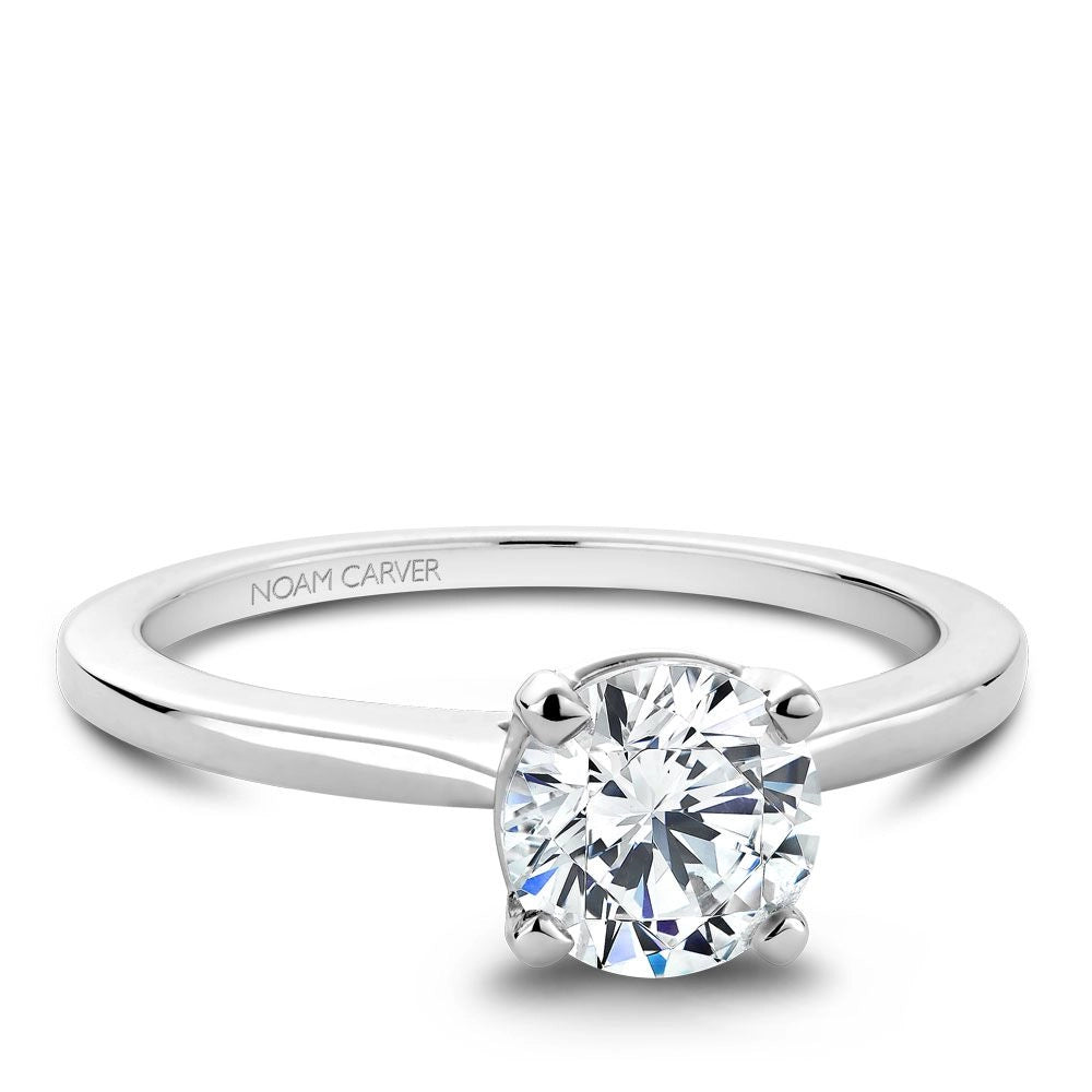 Noam Carver  Engagement Rings in White Gold B018-01WM-100A