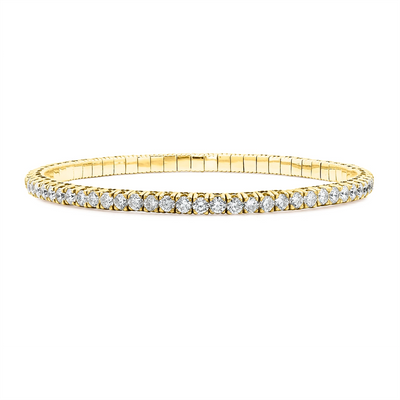 csv_image Bracelets Bracelet in Yellow Gold containing Diamond 389056