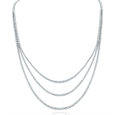 Necklaces Necklaces in White Gold containing Diamond 389067