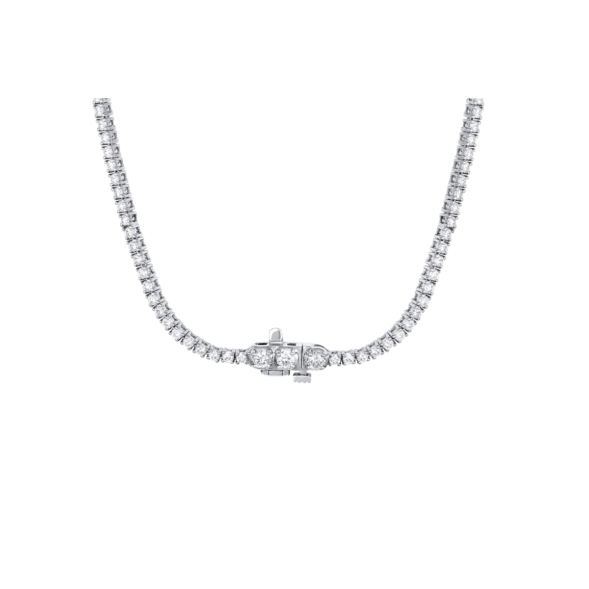 Necklaces Necklaces in White Gold containing Diamond 389068