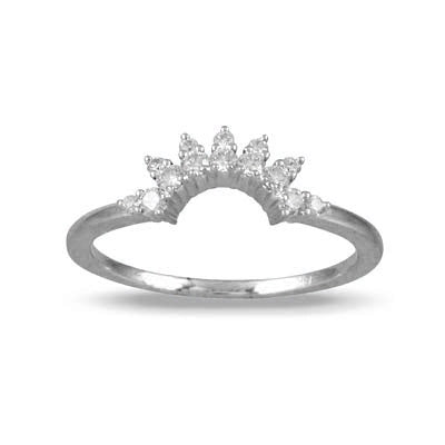csv_image Little Bird Wedding Ring in White Gold containing Diamond LBB509-WG