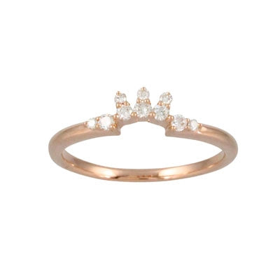 Little Bird Wedding Rings in Rose Gold containing Diamond LBB513-R