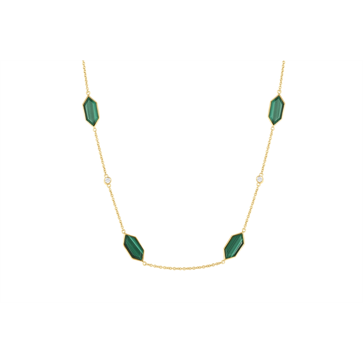 Doves Necklaces in Yellow Gold containing Other, Multi-gemstone, Diamond N9245MC