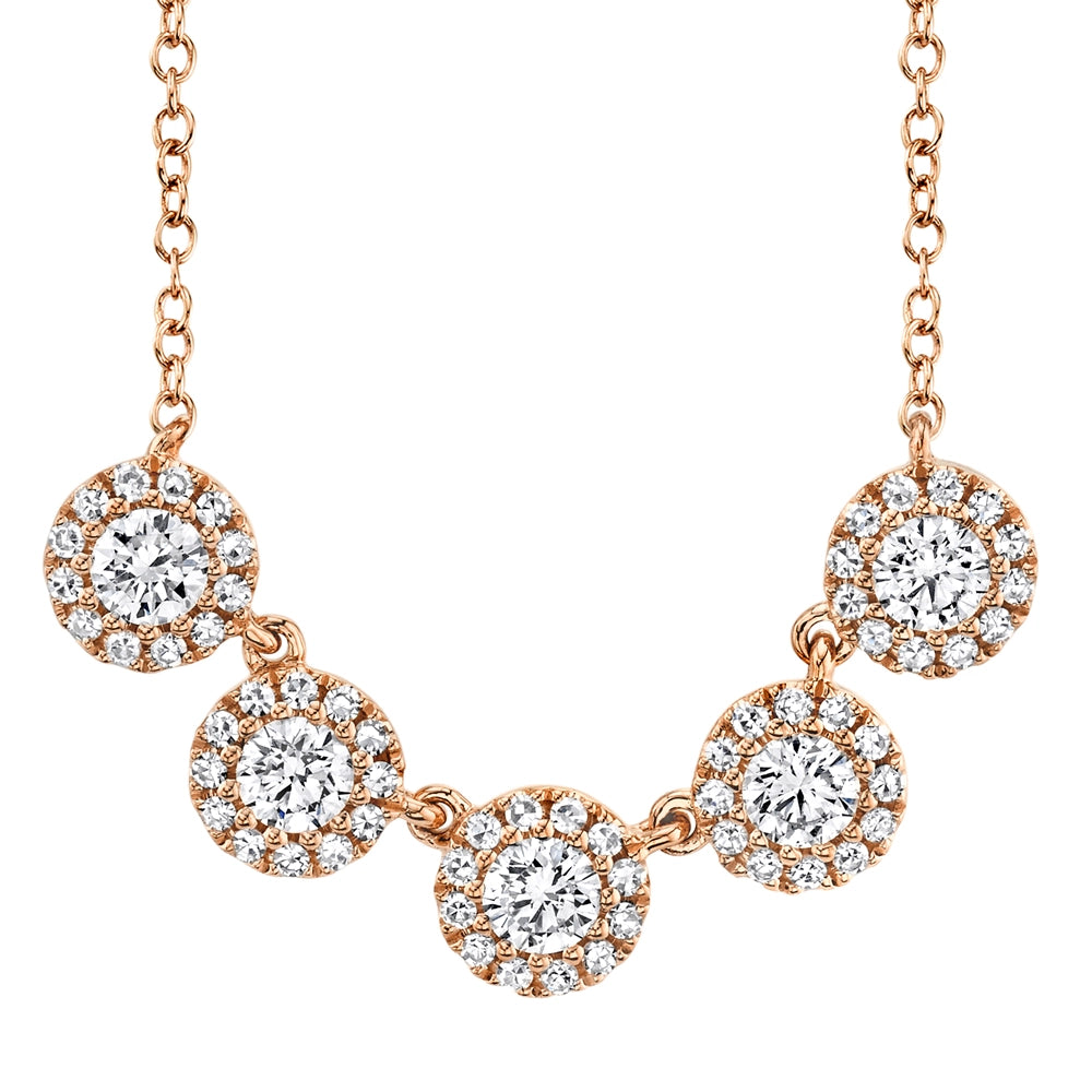 Necklaces Necklaces in Rose Gold containing Diamond 389396