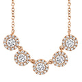 Necklaces Necklaces in Rose Gold containing Diamond 389396
