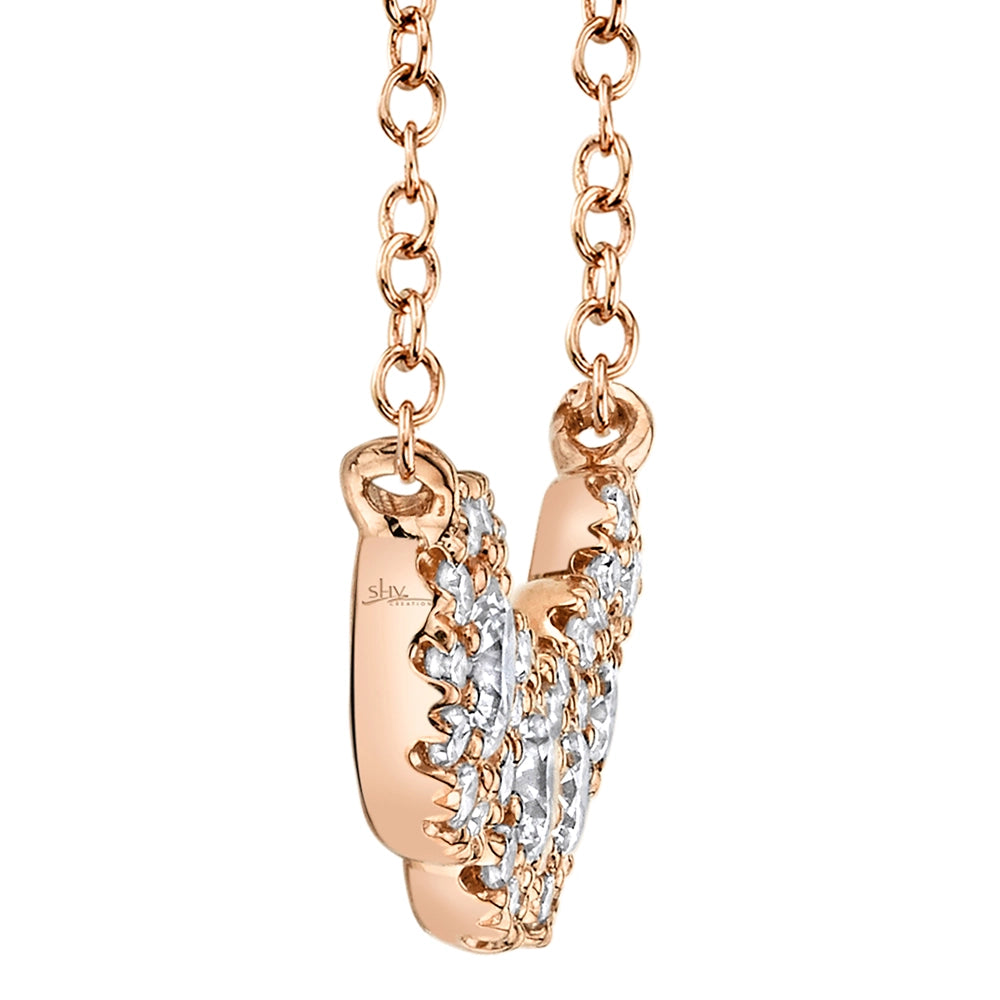 Necklaces Necklaces in Rose Gold containing Diamond 389396