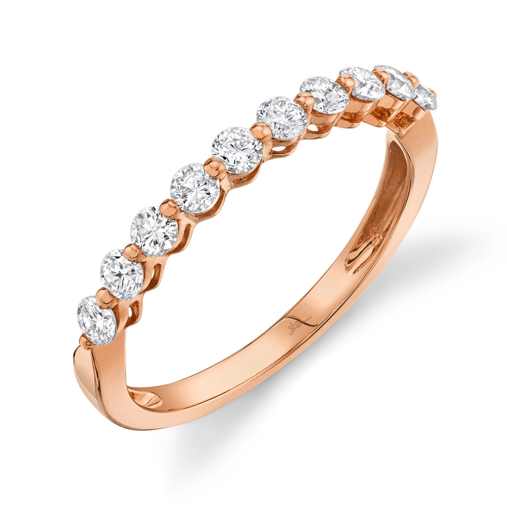 Wedding Bands Wedding Rings in Rose Gold containing Diamond 389435