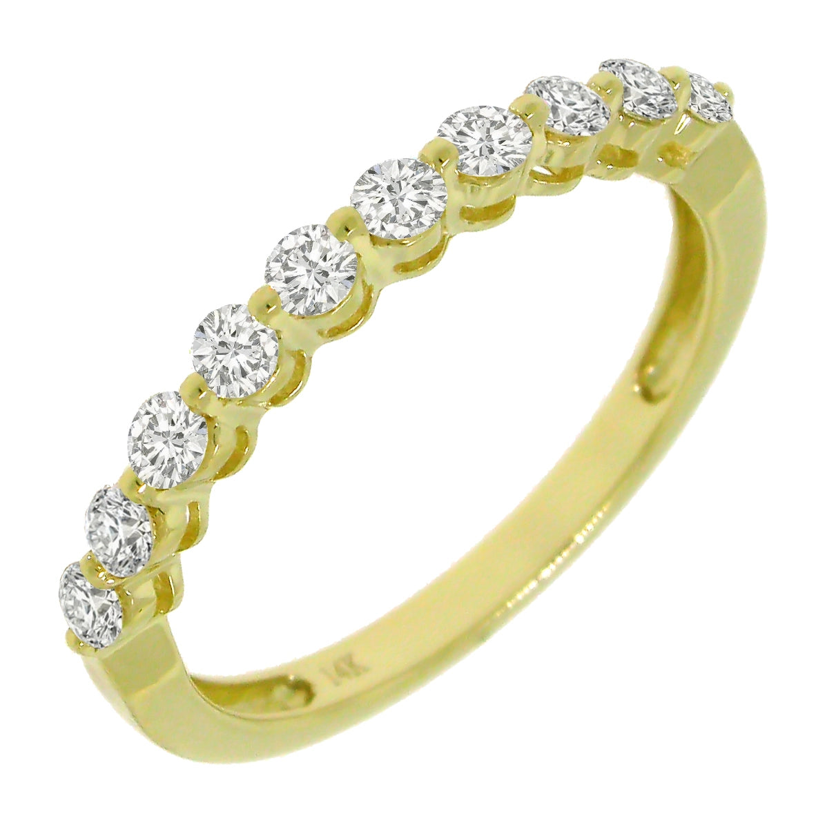 Wedding Bands Wedding Rings in Yellow Gold containing Diamond 389442