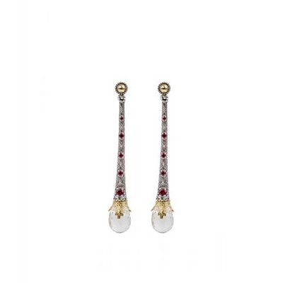 csv_image Konstantino Earring in Mixed Metals containing Other, Multi-gemstone SKMK3151-480