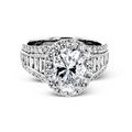 Simon G Engagement Rings in White Gold containing Diamond LR1164-OV