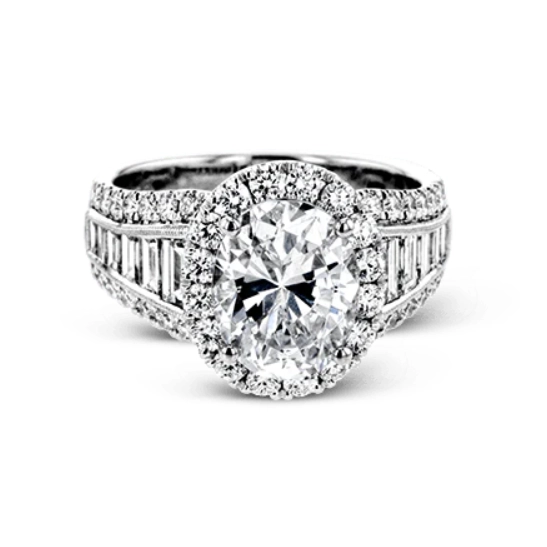Simon G Engagement Rings in White Gold containing Diamond LR1164-OV