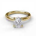 Fana Engagement Rings in Yellow Gold containing Diamond S3050/YG
