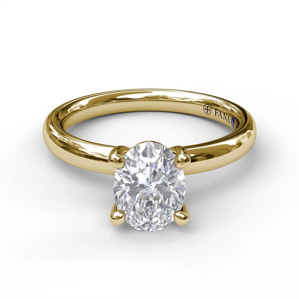 Fana Engagement Rings in Yellow Gold containing Diamond S3050/YG