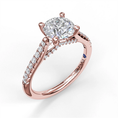 csv_image Fana Engagement Ring in Rose Gold containing Diamond S3058/RG