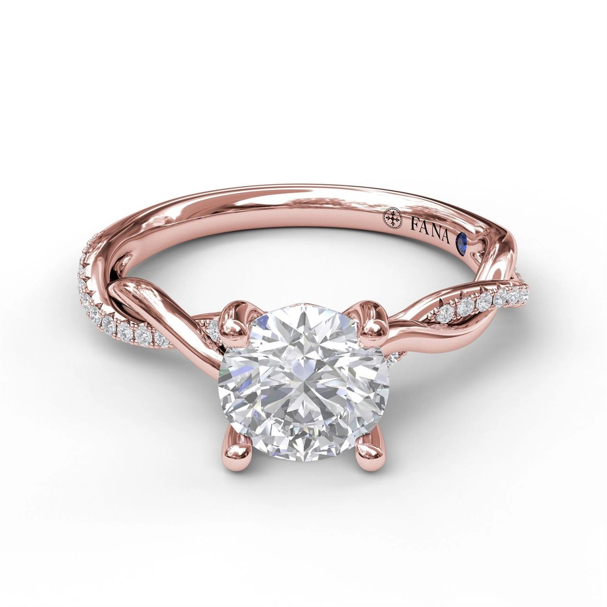 Fana Engagement Rings in Rose Gold containing Diamond S3076/RG