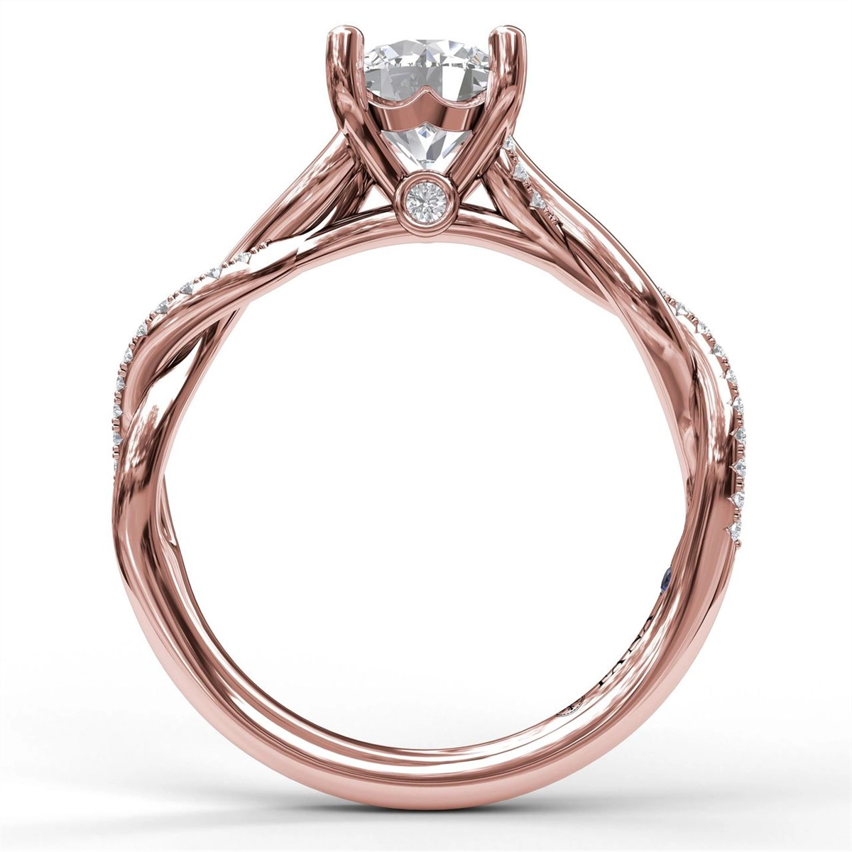 Fana Engagement Rings in Rose Gold containing Diamond S3076/RG