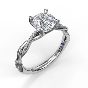 csv_image Fana Engagement Ring in White Gold containing Diamond S3901/WG