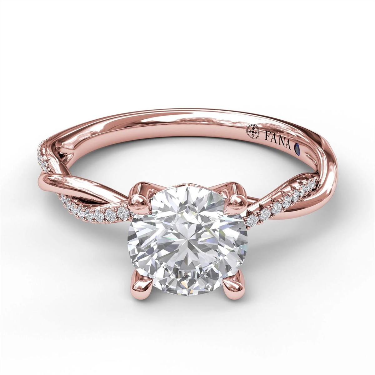 Fana Engagement Rings in Rose Gold containing Diamond S3901/RG