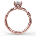 Fana Engagement Rings in Rose Gold containing Diamond S3901/RG