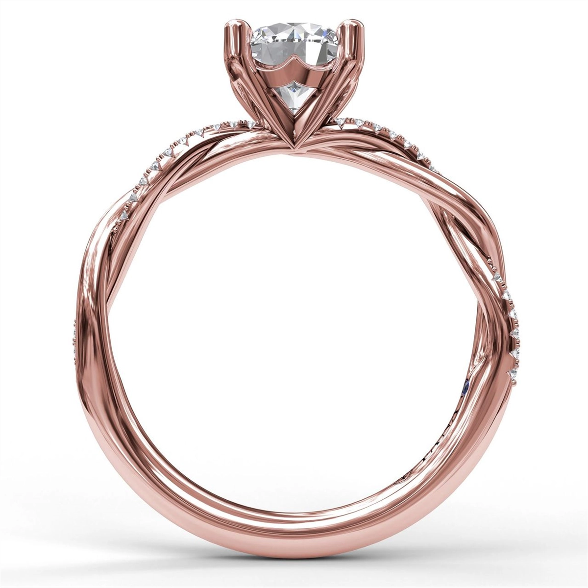 Fana Engagement Rings in Rose Gold containing Diamond S3901/RG