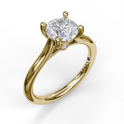 Fana Engagement Rings in Yellow Gold containing Diamond S3908/YG