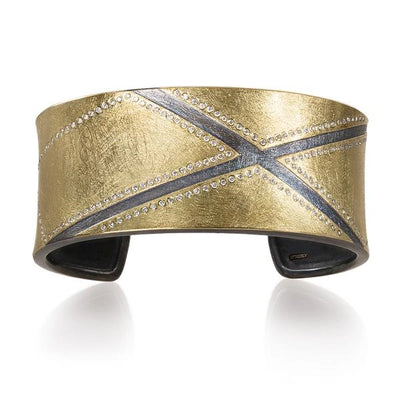 Todd Reed Bracelets in Mixed Metals containing Diamond TRDB819-18KY