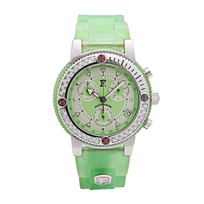 csv_image Faconnable watch in Alternative Metals Facomarine-Lime Green