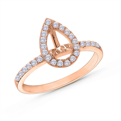 csv_image Engagement Collections Engagement Ring in Rose Gold containing Diamond 389949