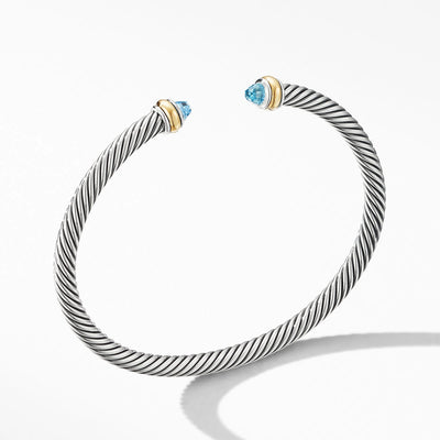 David Yurman Bracelets in Mixed Metals containing Blue topaz  B14711S8ABTM
